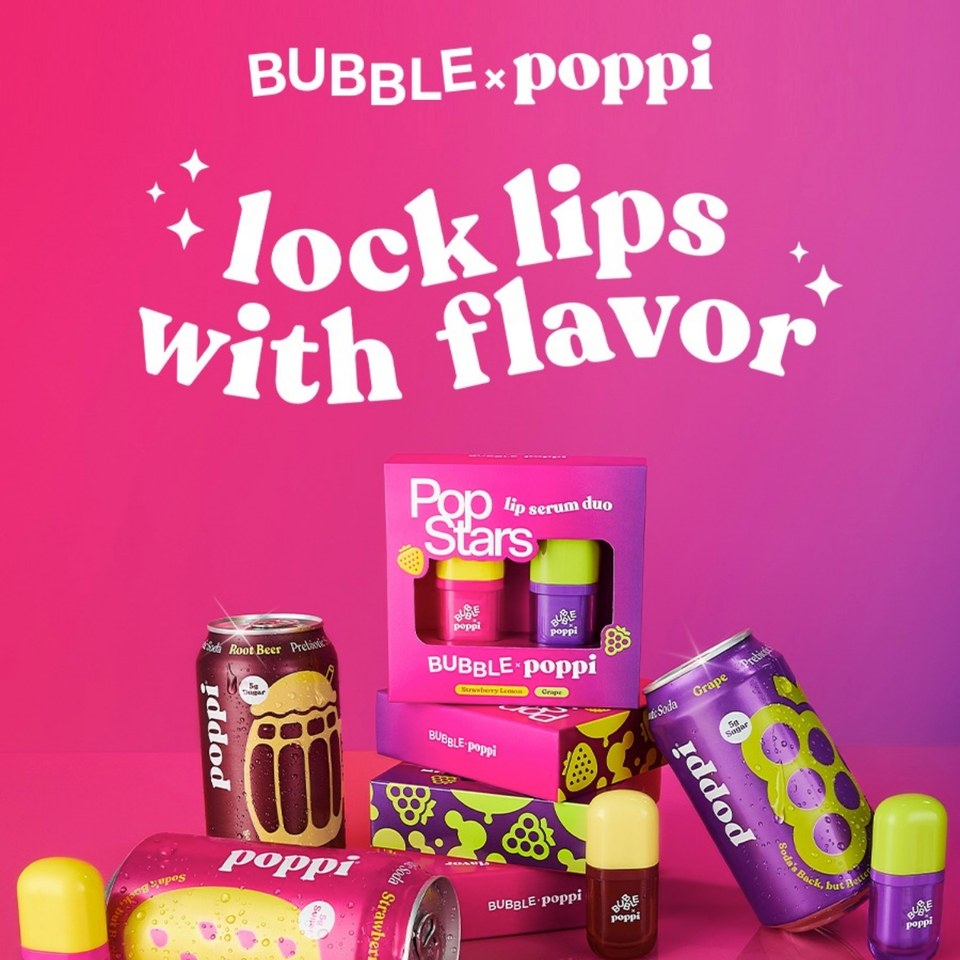 Poppi email: Poppi × Bubble Talk Back Serum