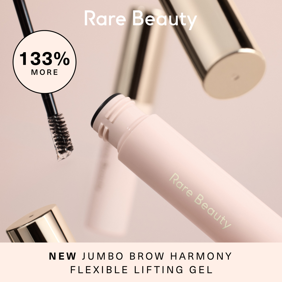 Rare Beauty — Jumbo Brow Harmony gel launch with a 133%-more callout