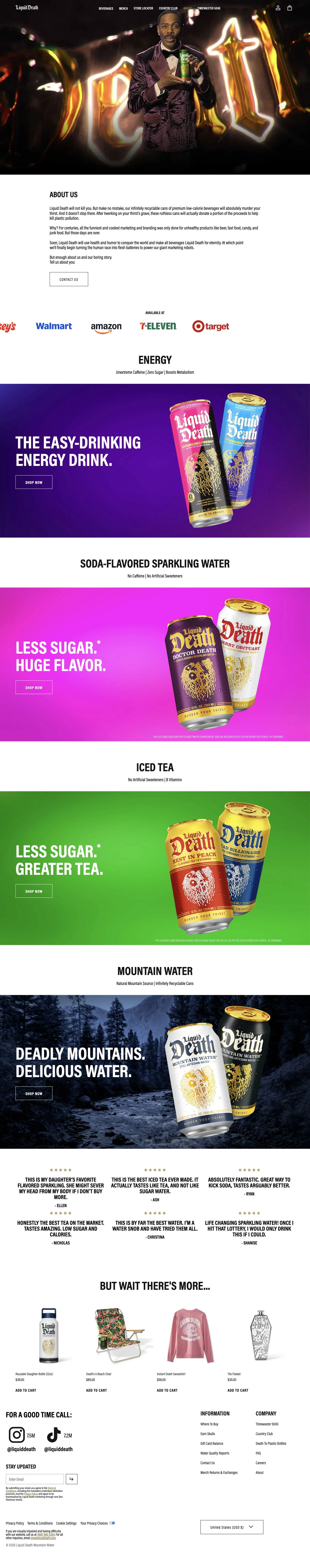 Liquid Death — About Liquid Death