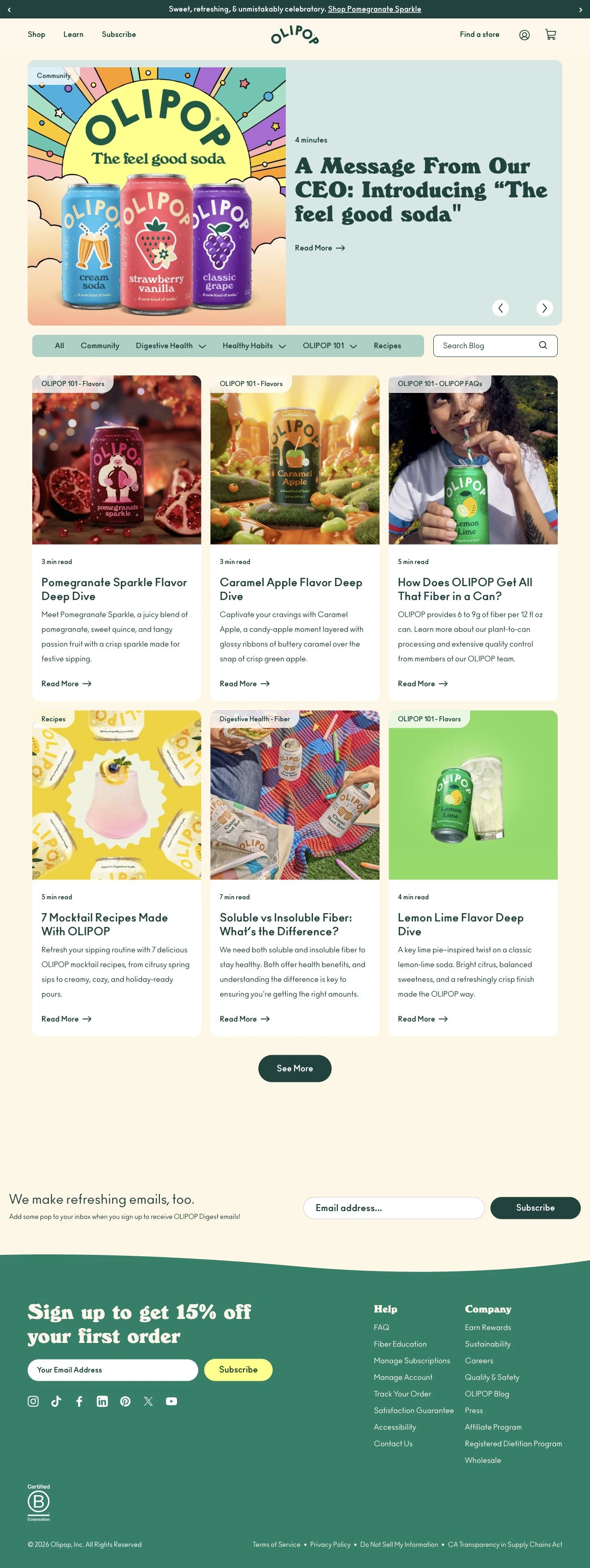 OLIPOP — OLIPOP Digest