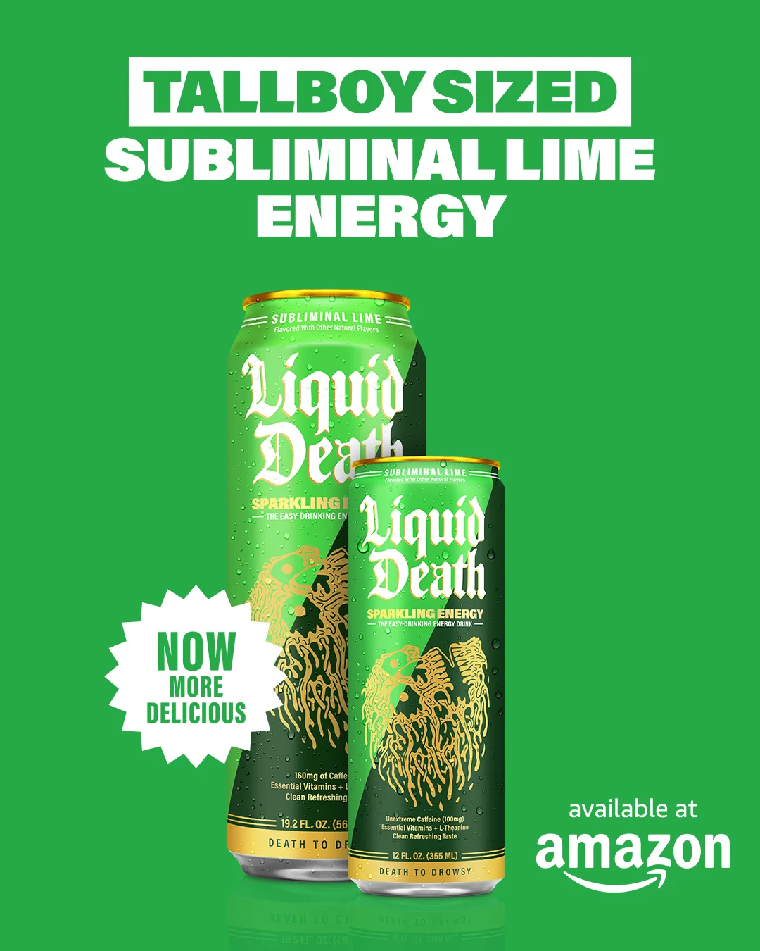Liquid Death — NOW MORE DELICIOUS