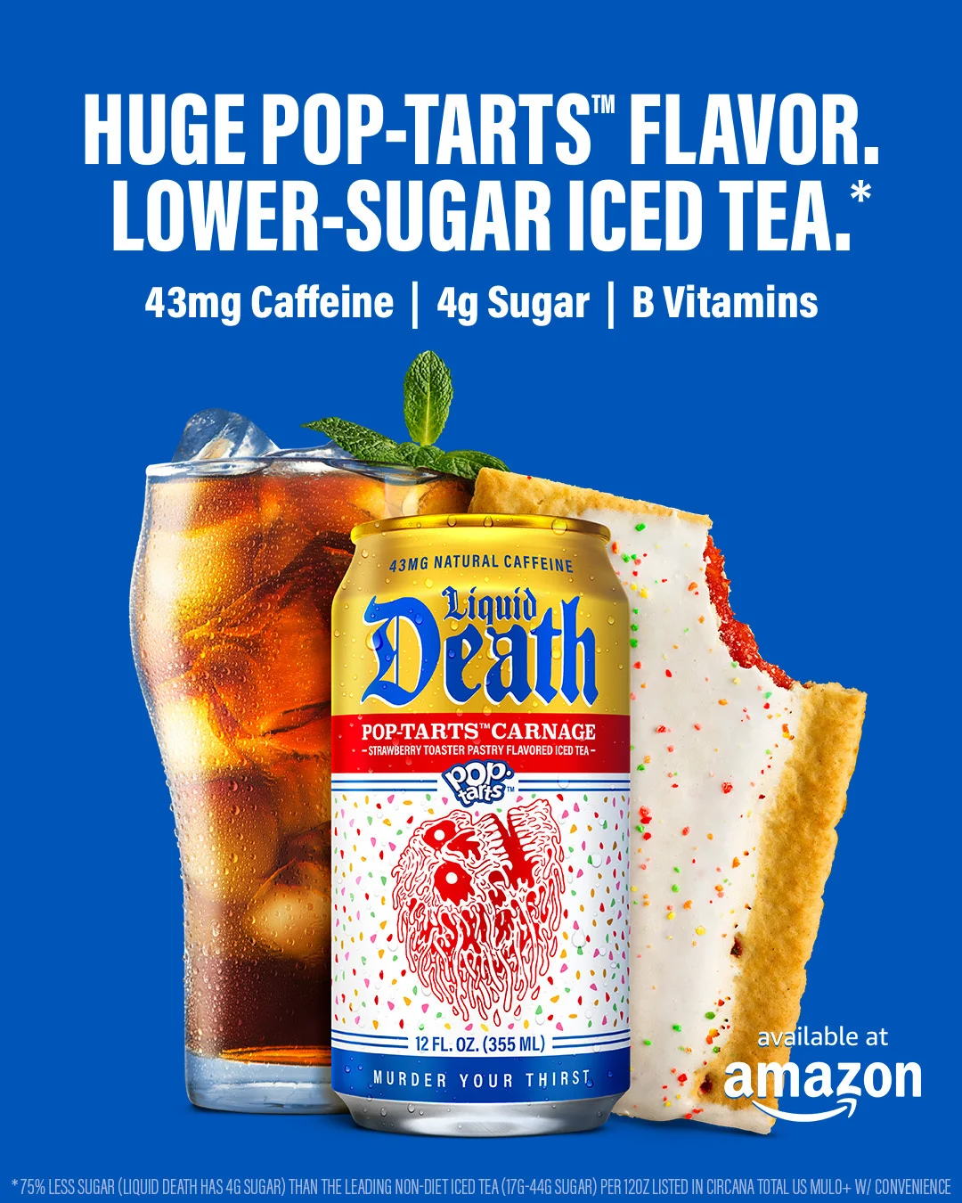 Liquid Death — Liquid Death x Pop-Tarts™ Carnage Iced Tea