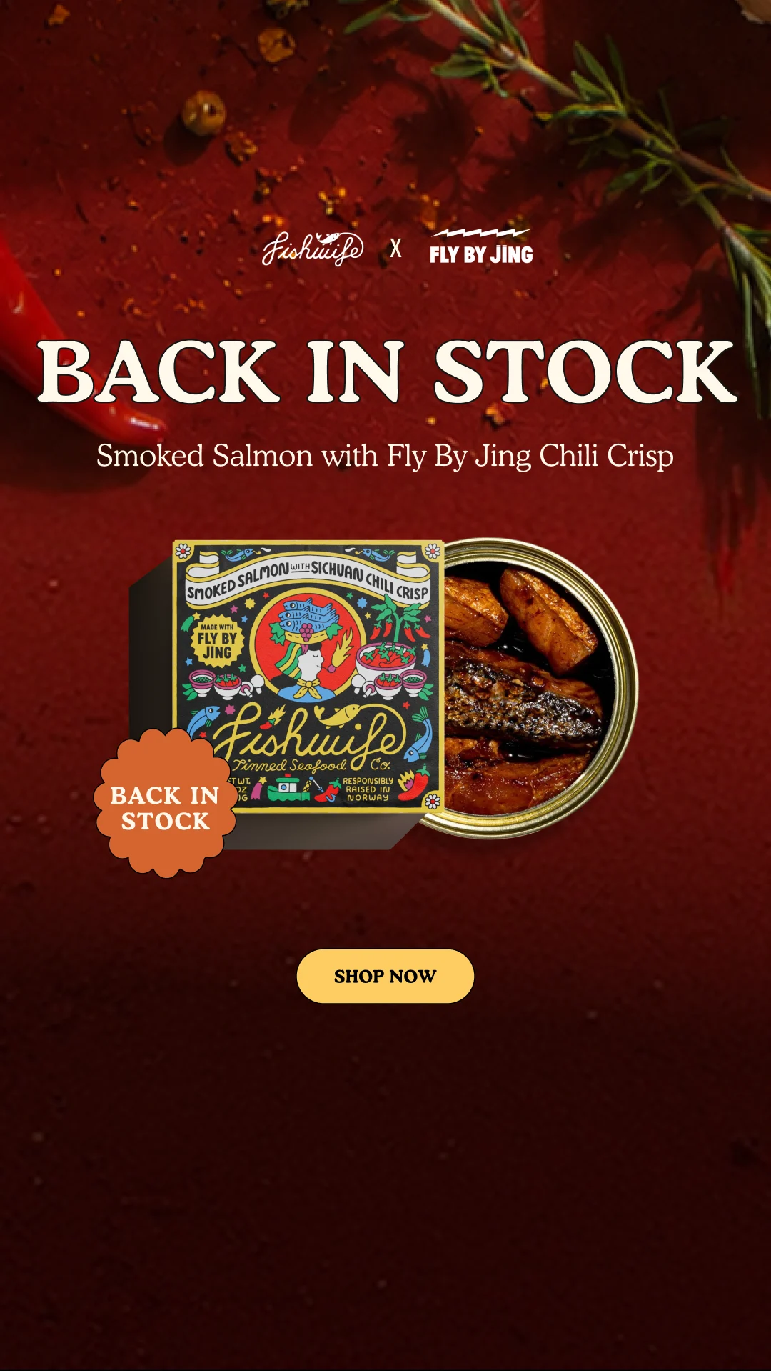 Fishwife — Smoked Salmon with Chili Crisp is BACK
