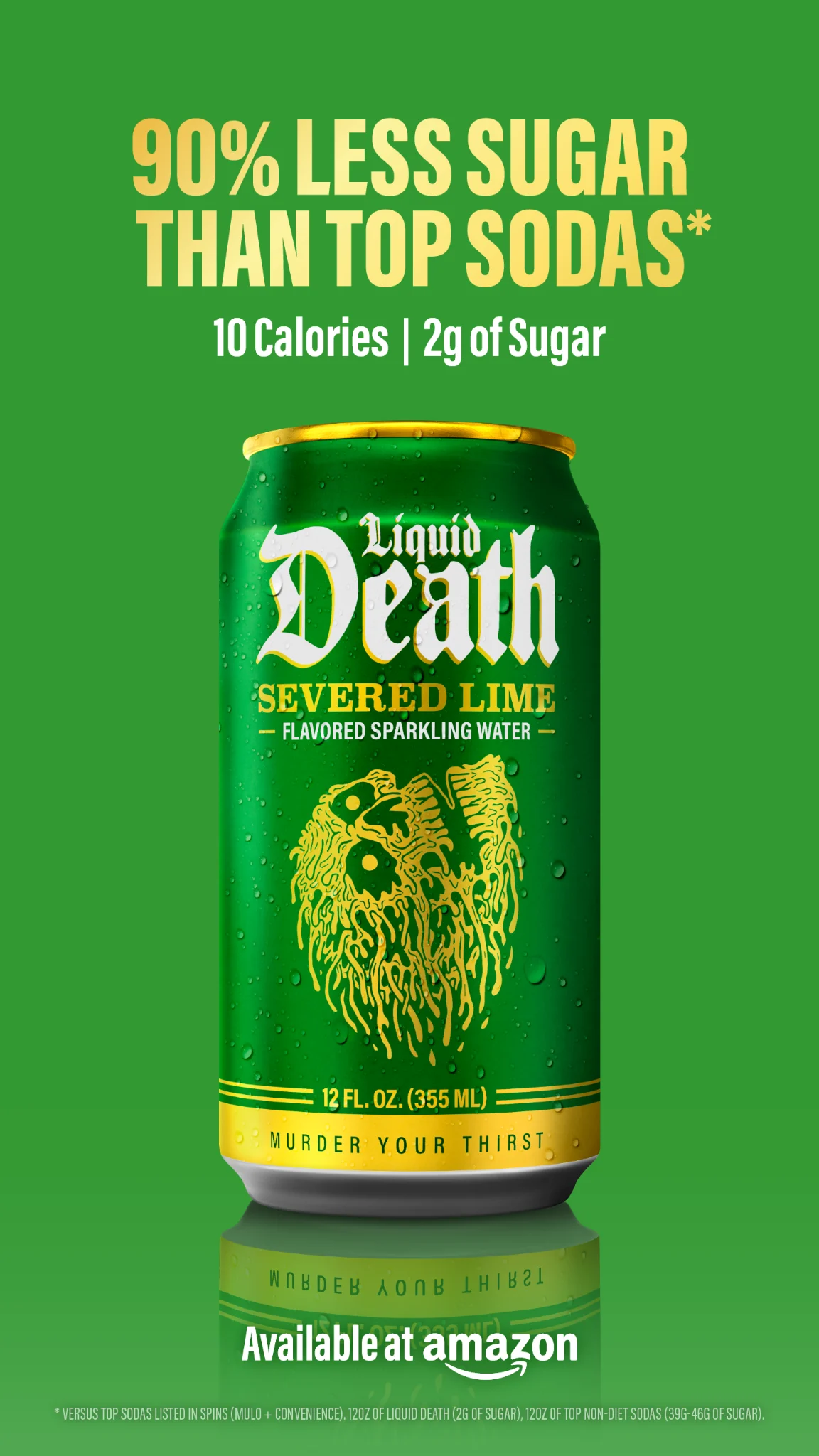 Liquid Death — You won't believe it's not lime soda.