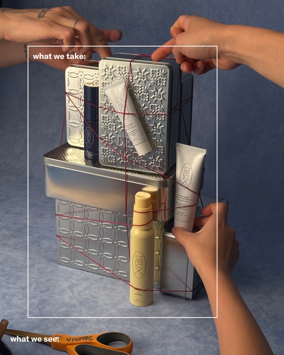Dieux — Behind the scenes of Dieux holiday product photography