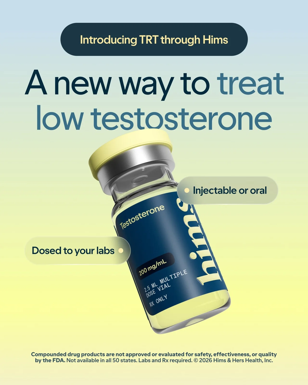 Hims — A five-slide introduction to Hims testosterone testing and treatment