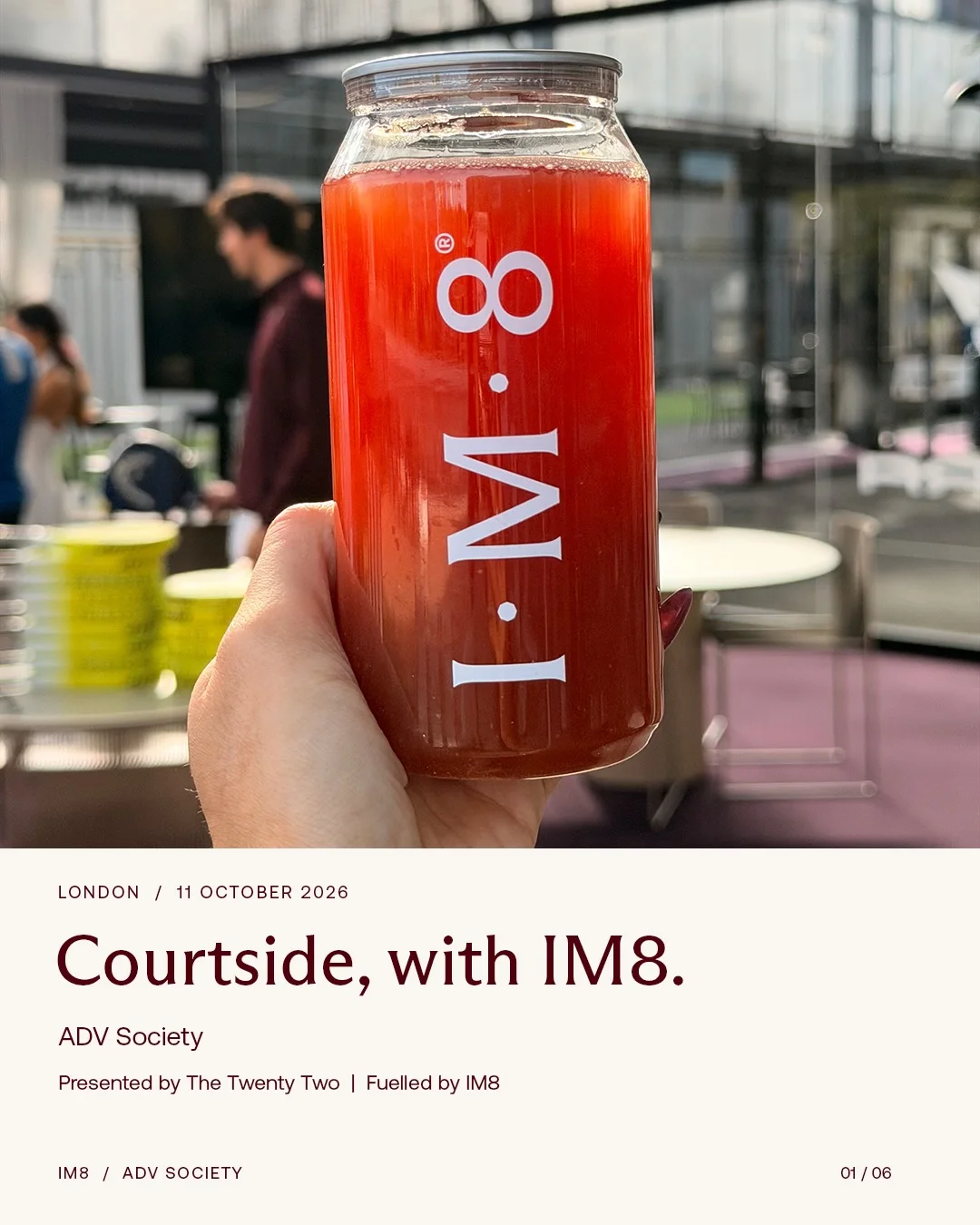 IM8 — An IM8 courtside recap from London's ADV Society padel event