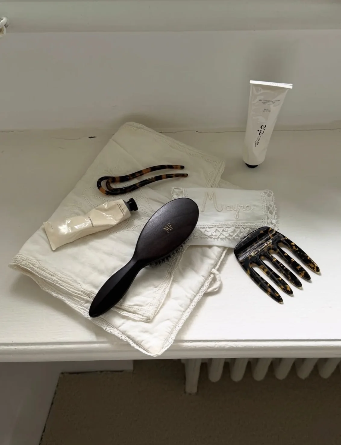 Sonsie — Sonsie skincare in lived-in vanities, bedside tables and travel bags