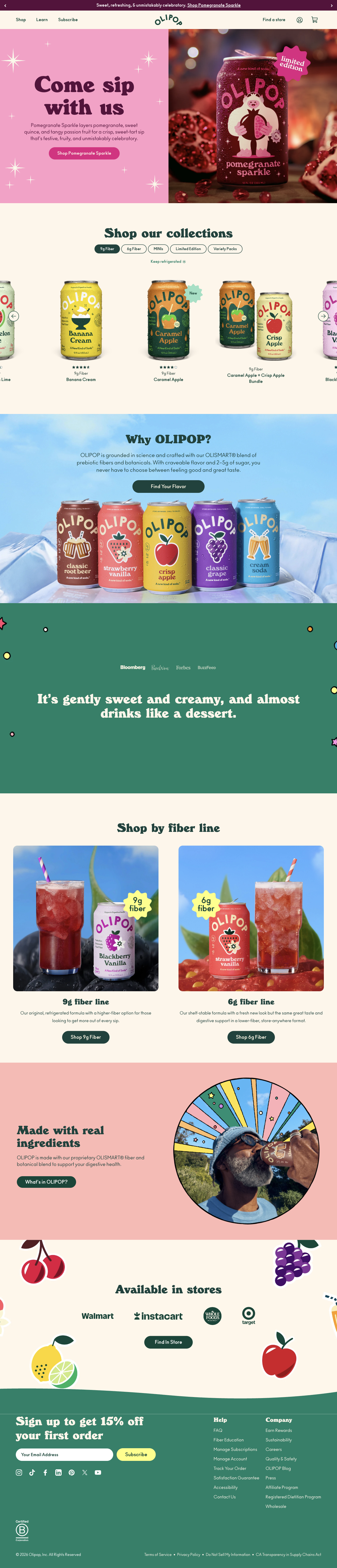 OLIPOP — A nostalgic, colorful take on soda