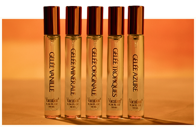 Five anniversary Gelée rollerball fragrances