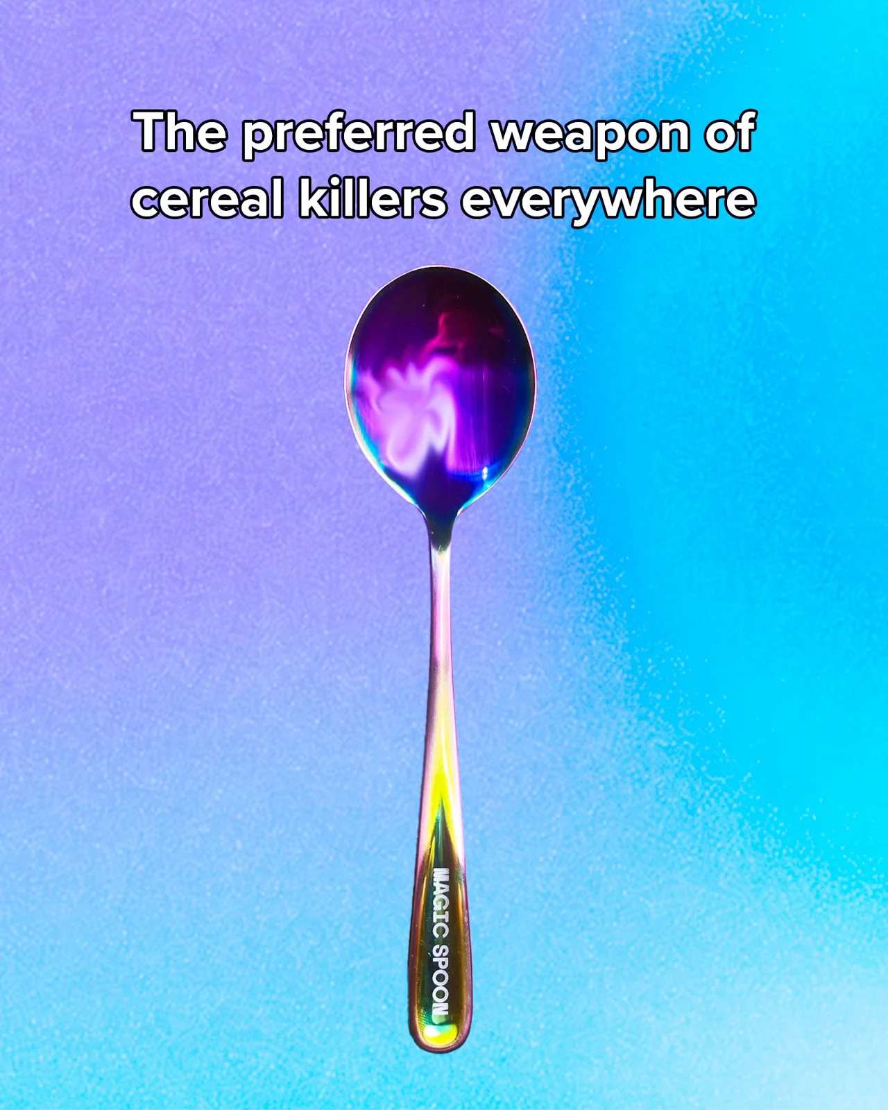 Magic Spoon organic: A rainbow spoon and a cereal-killer Halloween headline