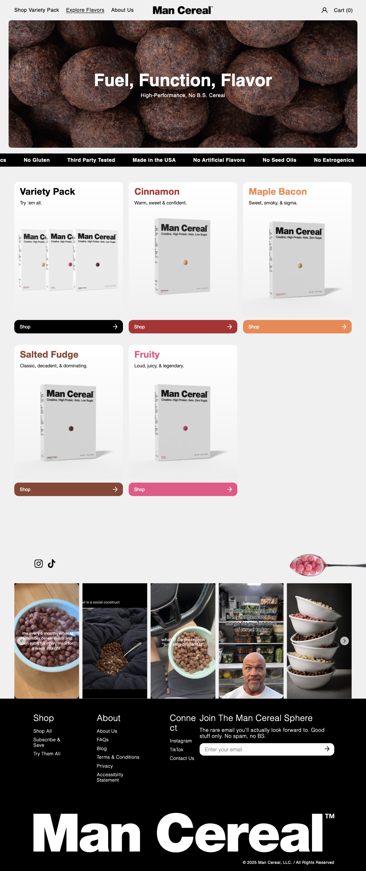 Man Cereal creative
