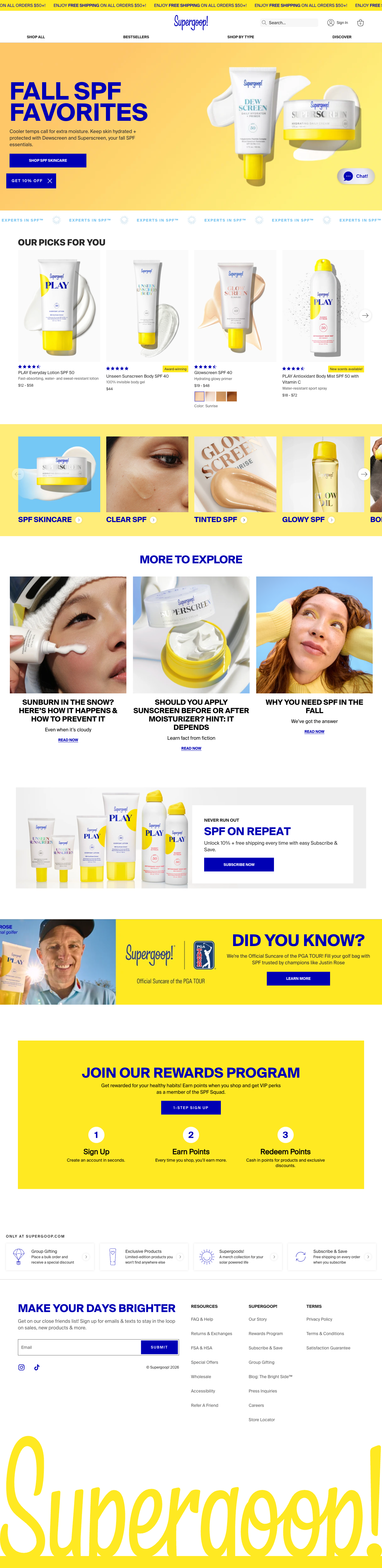 Supergoop! creative